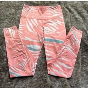 JoyLab Pink and White Patterned Leggings